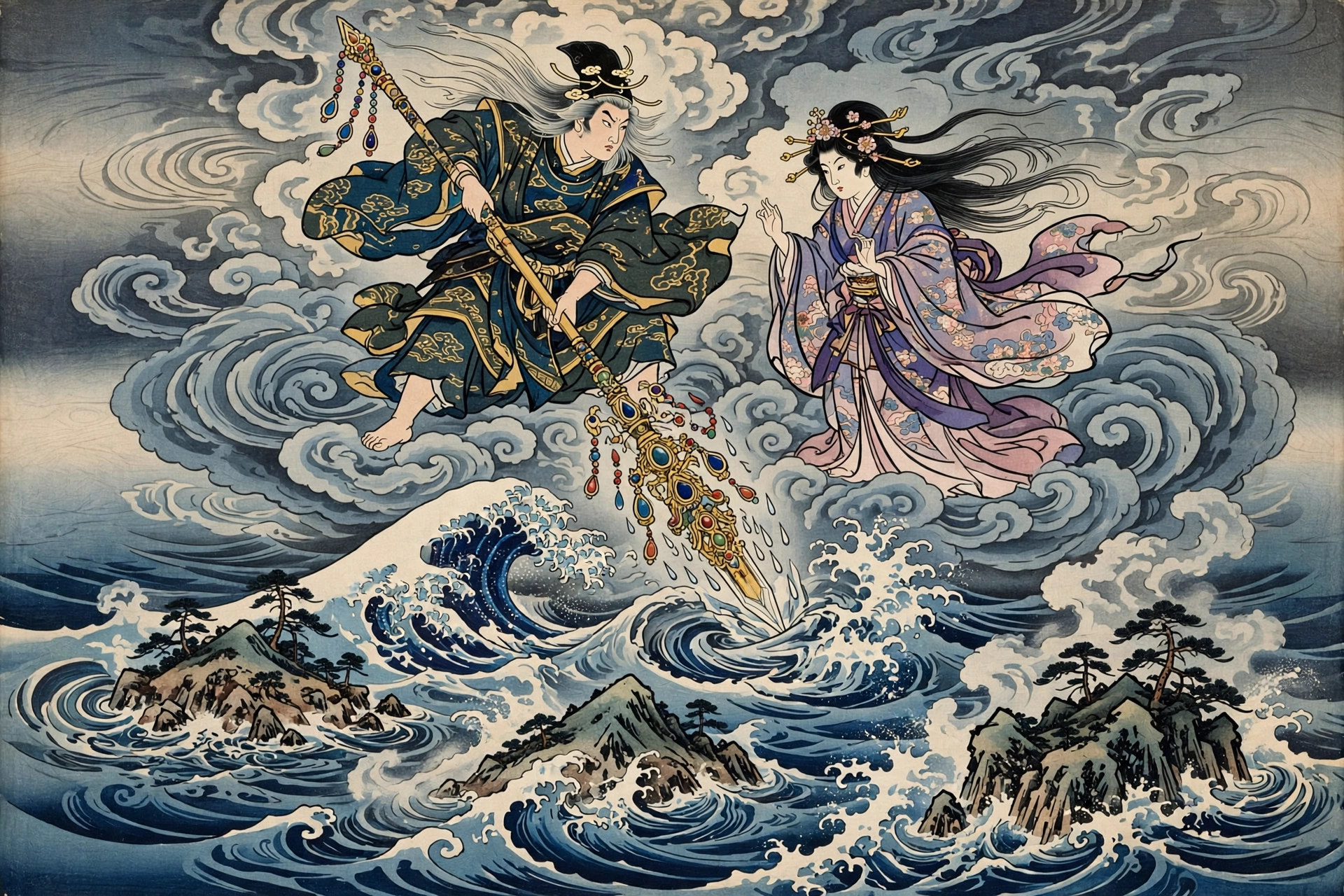 天照大神の誕生のイメージ