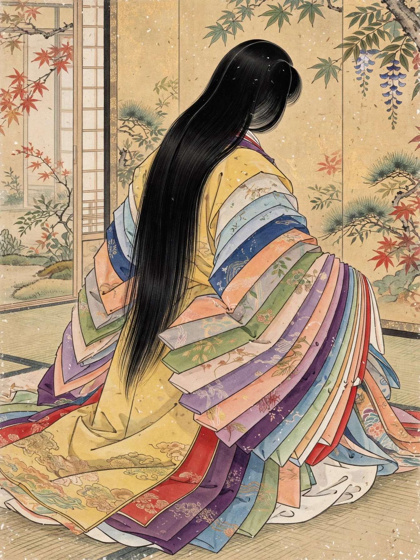 飛鳥・奈良時代の唐風衣装のイメージ