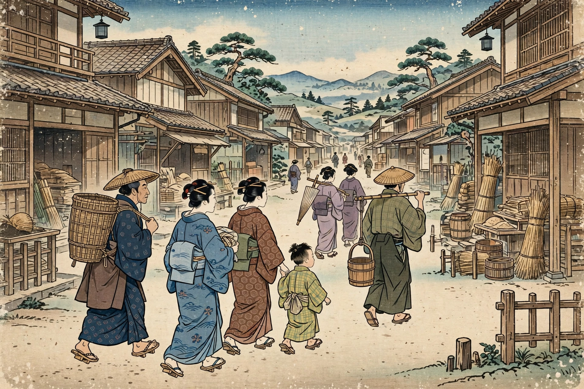 平安時代の十二単のイメージ
