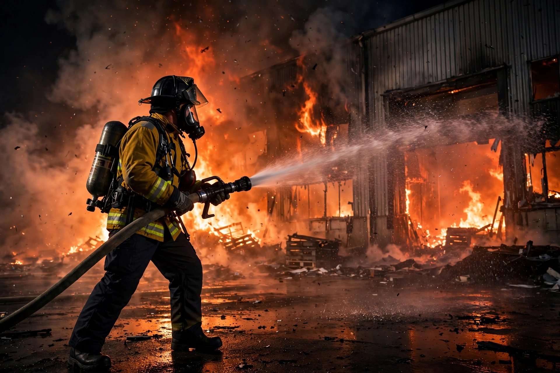 栃木・那珂川町の工場火災、発生から半日超も鎮火せず　けが人なし